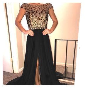 Sherri Hill Black Evening Gown